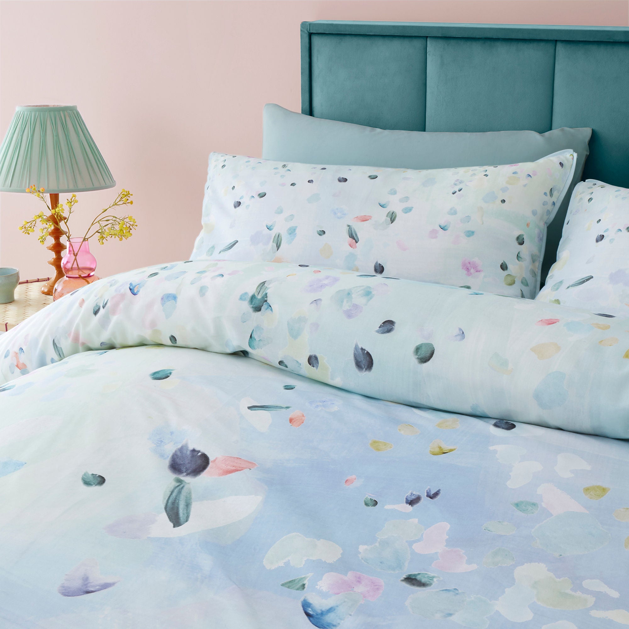 Alfresco Duvet Cover Set by Appletree Style in Duck Egg - Duvet Cover Set - Appletree Style