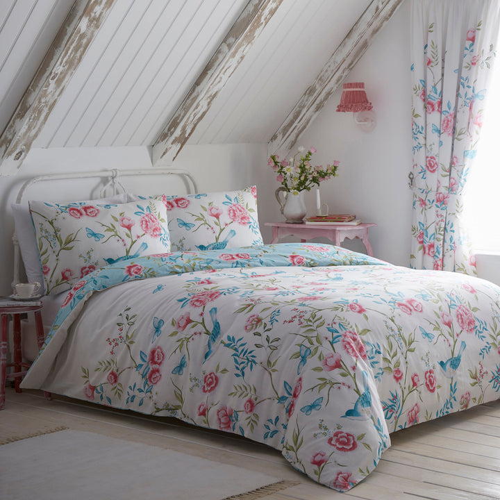 Amelle Duvet Cover Set by Dreams & Drapes Design in Blue - Duvet Cover Set - Dreams & Drapes Design