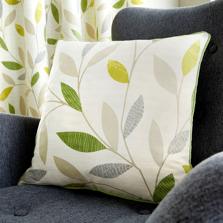 Beechwood Cushion by Fusion in Green 43 x 43cm - Cushion - Fusion