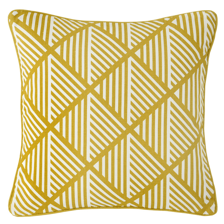 Brooklyn Cushion by Fusion in Ochre 43 x 43cm - Cushion - Fusion