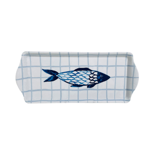 Catch of the Day Small Serving Tray in Multicolour