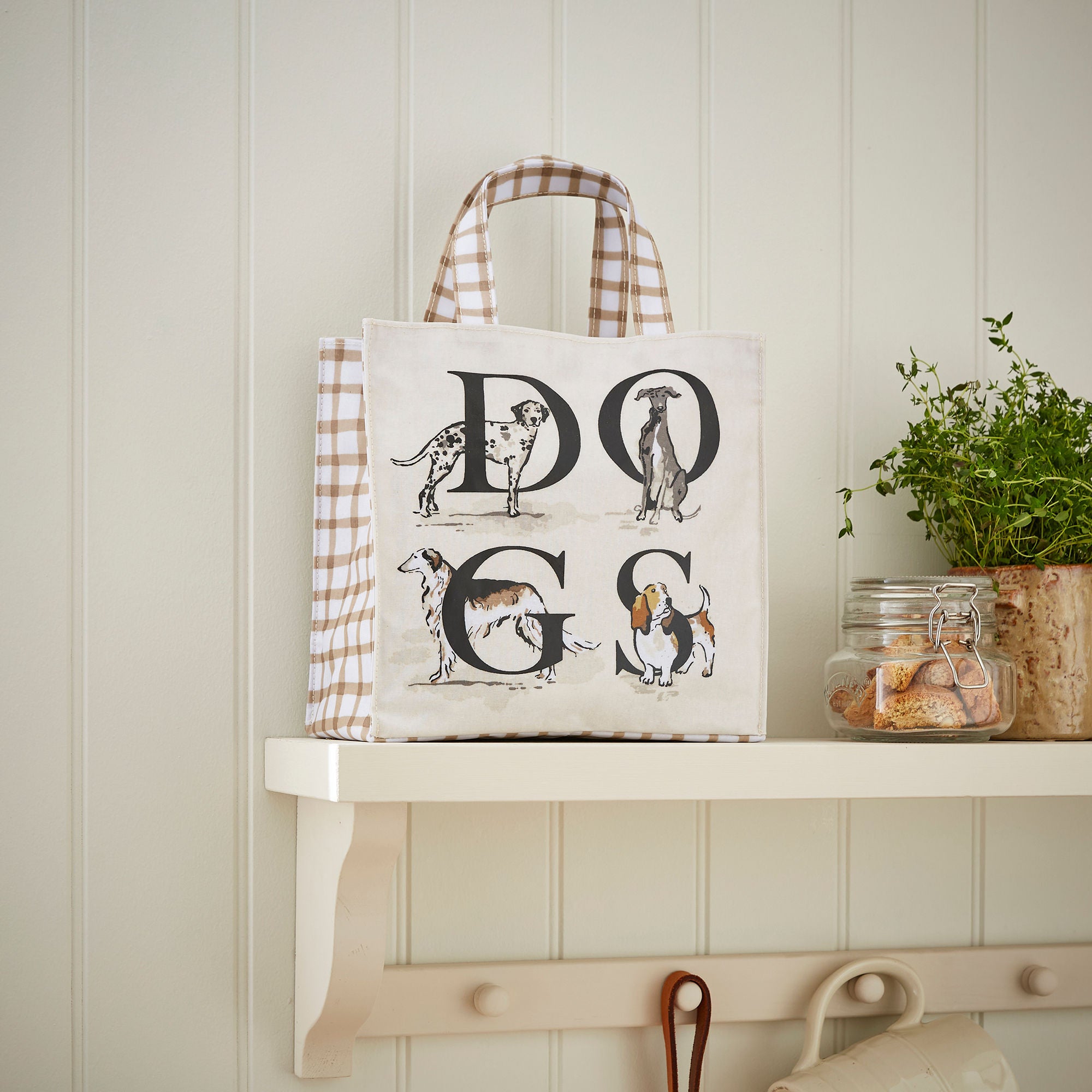 Country Dogs PVC Bag Small in Brown - Bag - Ulster Weavers