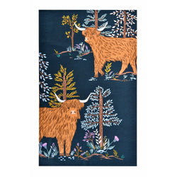 Ulster Weavers Connie the Cow Tea Towel - Cotton One Size in Navy