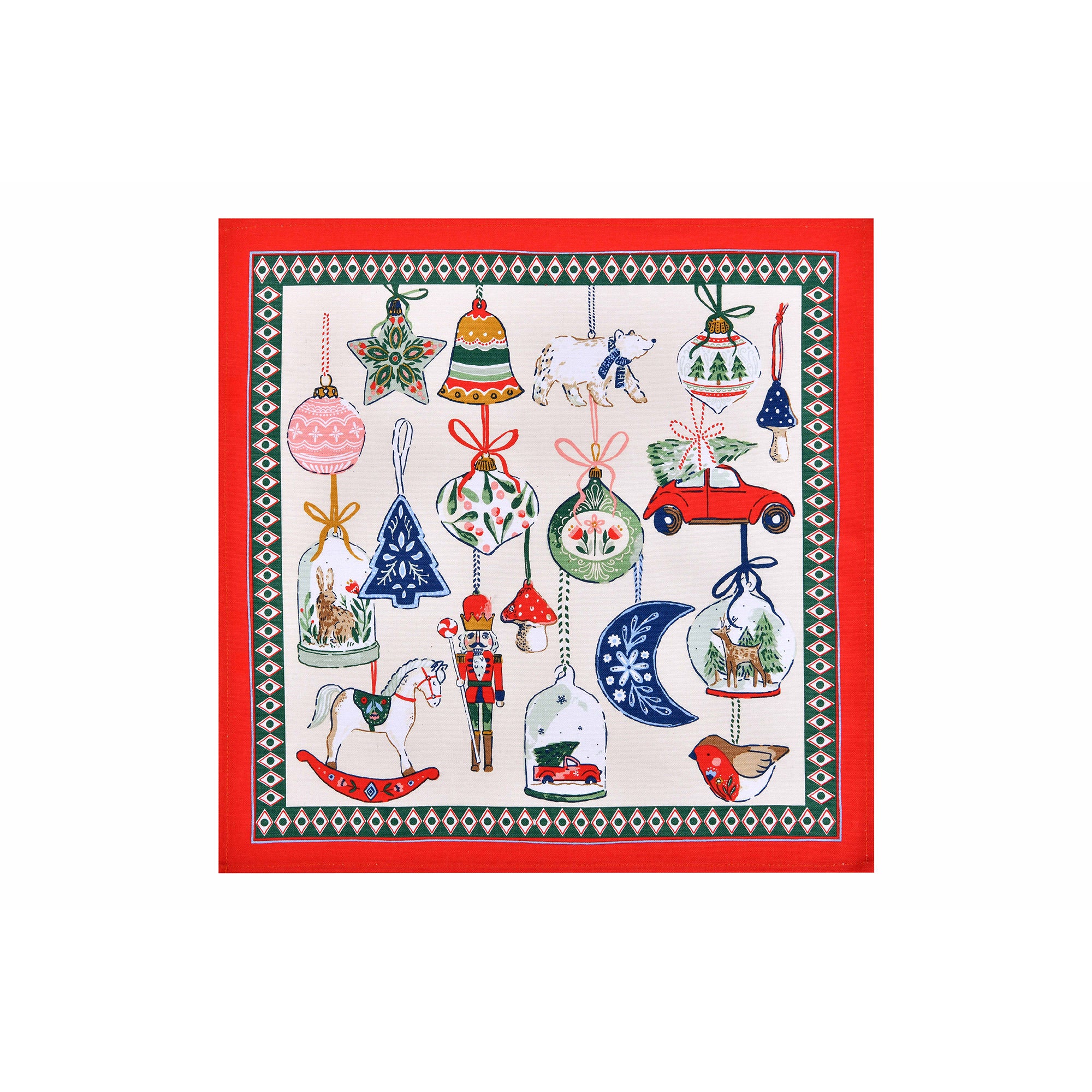 Ulster Weavers Christmas Ornaments Napkins - 2 Pack One Size in Multi - Napkin - Ulster Weavers