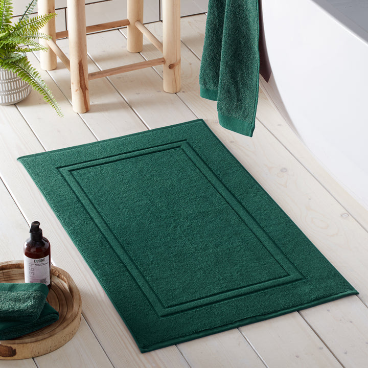 Abode Eco Bath Mat by Drift Home in Deep Green 50 x 80cm - Bath Mat - Drift Home