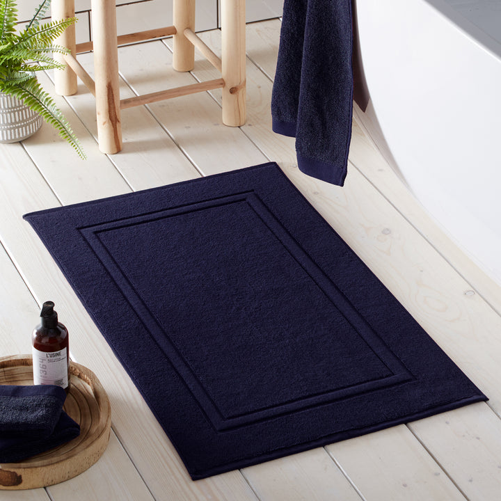 Abode Eco Bath Mat by Drift Home in Navy 50 x 80cm - Bath Mat - Drift Home