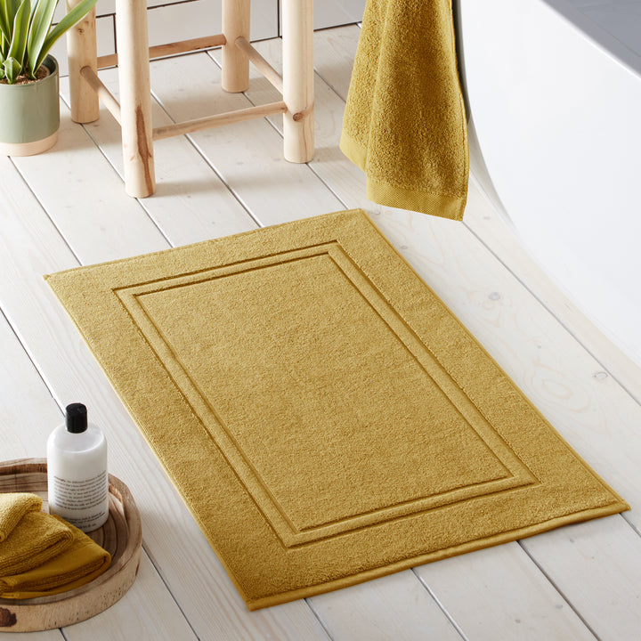 Abode Eco Bath Mat by Drift Home in Ochre 50 x 80cm - Bath Mat - Drift Home