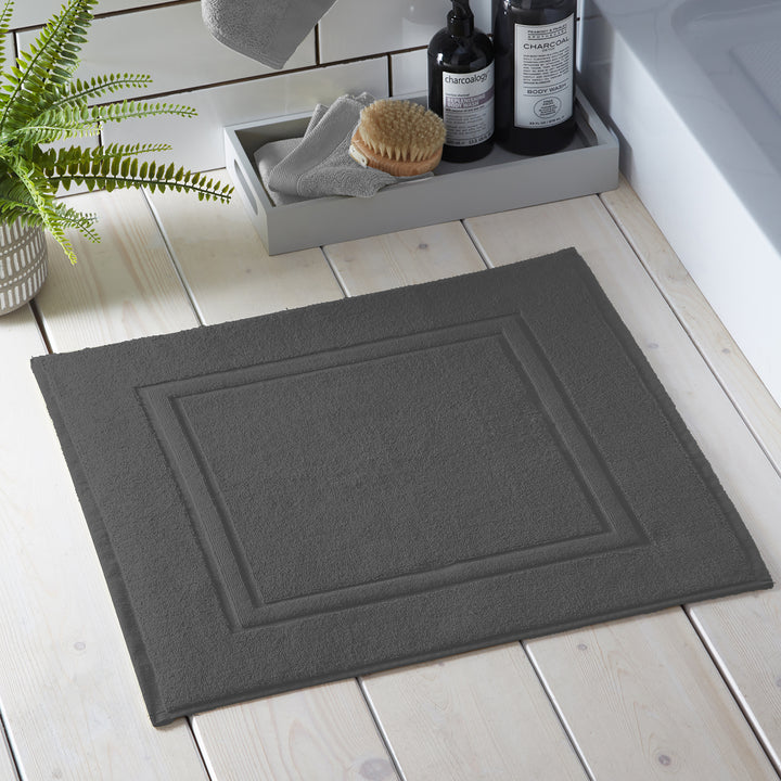 Abode Eco Shower Mat by Drift Home in Charcoal 50 x 50cm - Shower Mat - Drift Home