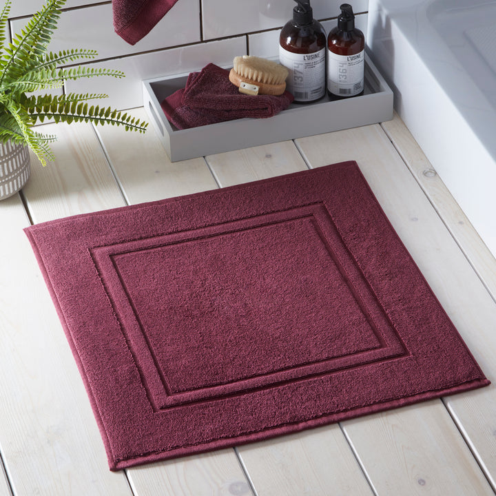 Abode Eco Shower Mat by Drift Home in Claret 50 x 50cm - Shower Mat - Drift Home