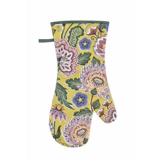 Emmeline Gauntlet Oven Glove in Green