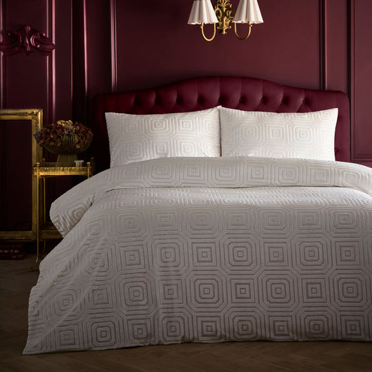 Emile Duvet Cover Set in Cream