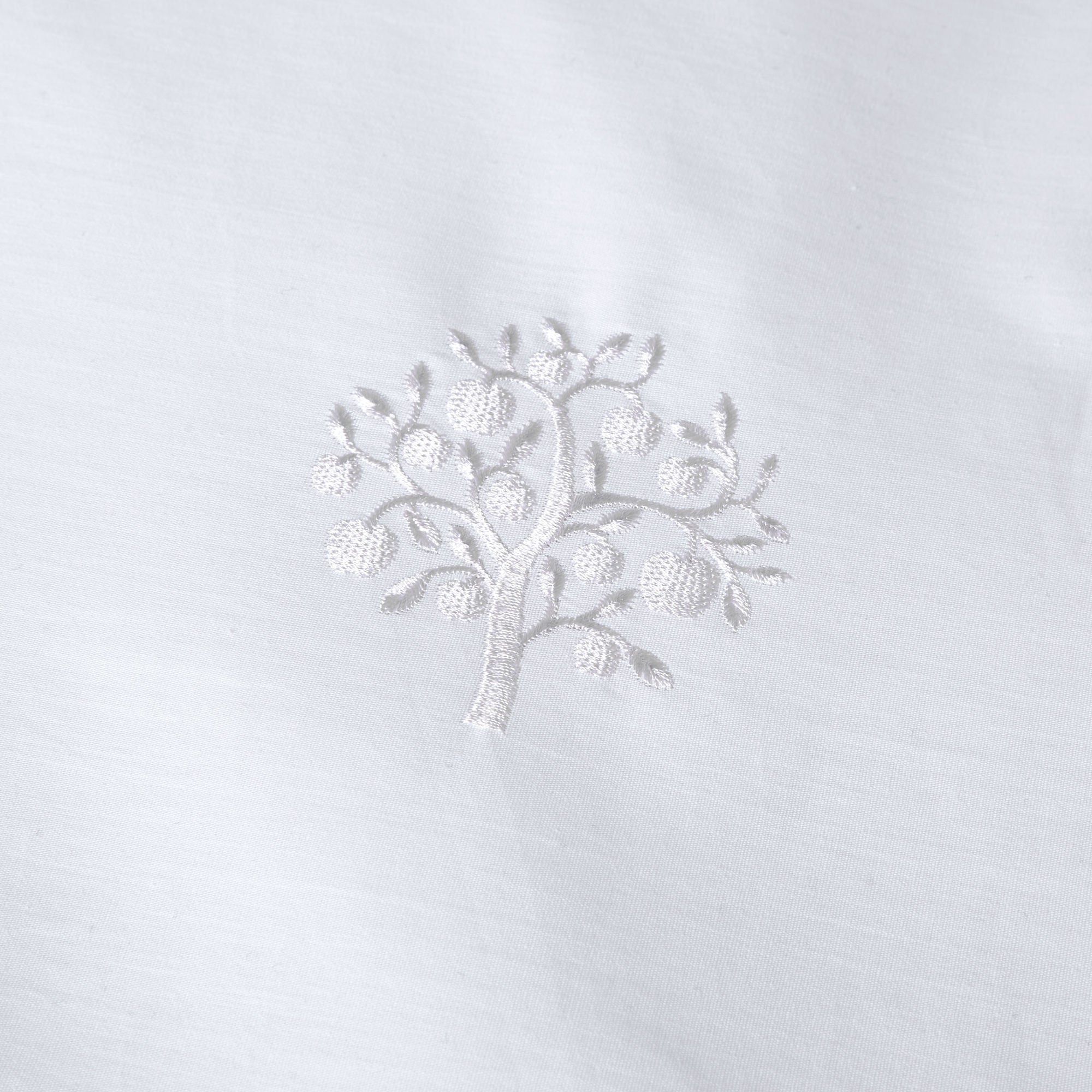 Embroidered Trees Duvet Cover Set by Appletree Boutique in White - Duvet Cover Set - Appletree Boutique