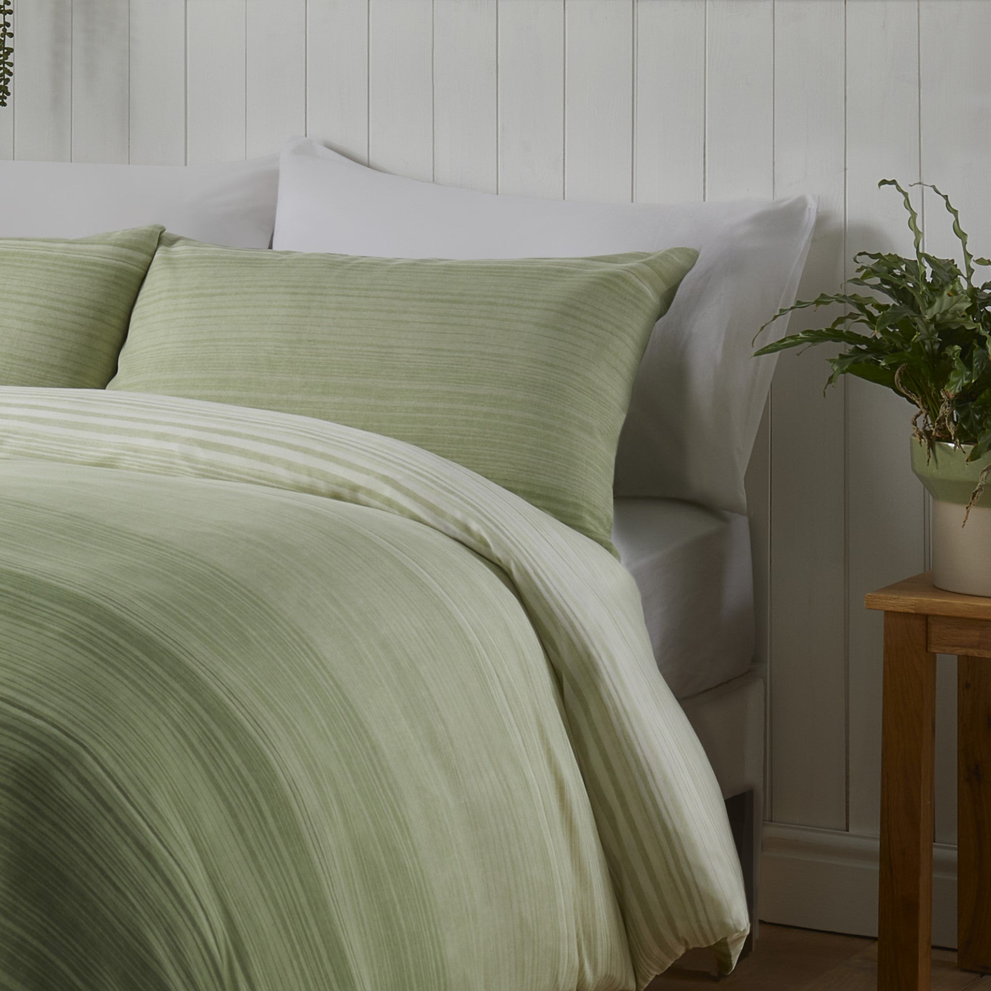 Fairhaven Duvet Cover Set by Fusion in Green - Duvet Cover Set - Fusion