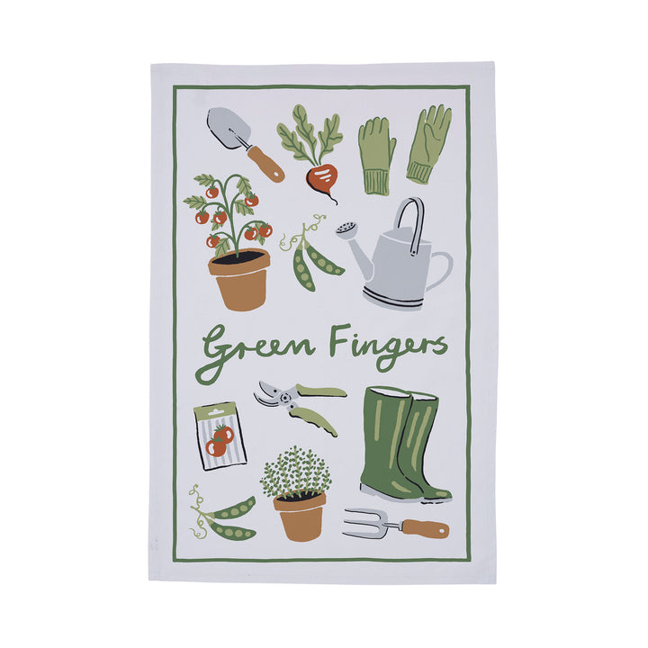 Ulster Weavers Green Fingers Tea Towel - Cotton One Size in Multi