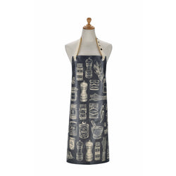 Ulster Weavers Herbs & Spices Apron - PVC/Oilcloth One Size in Grey - Apron - Ulster Weavers