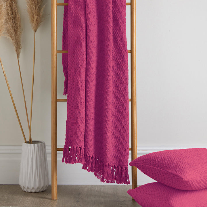 Hayden Throw by Drift Home in Pink 130 x 180cm - Throw - Drift Home