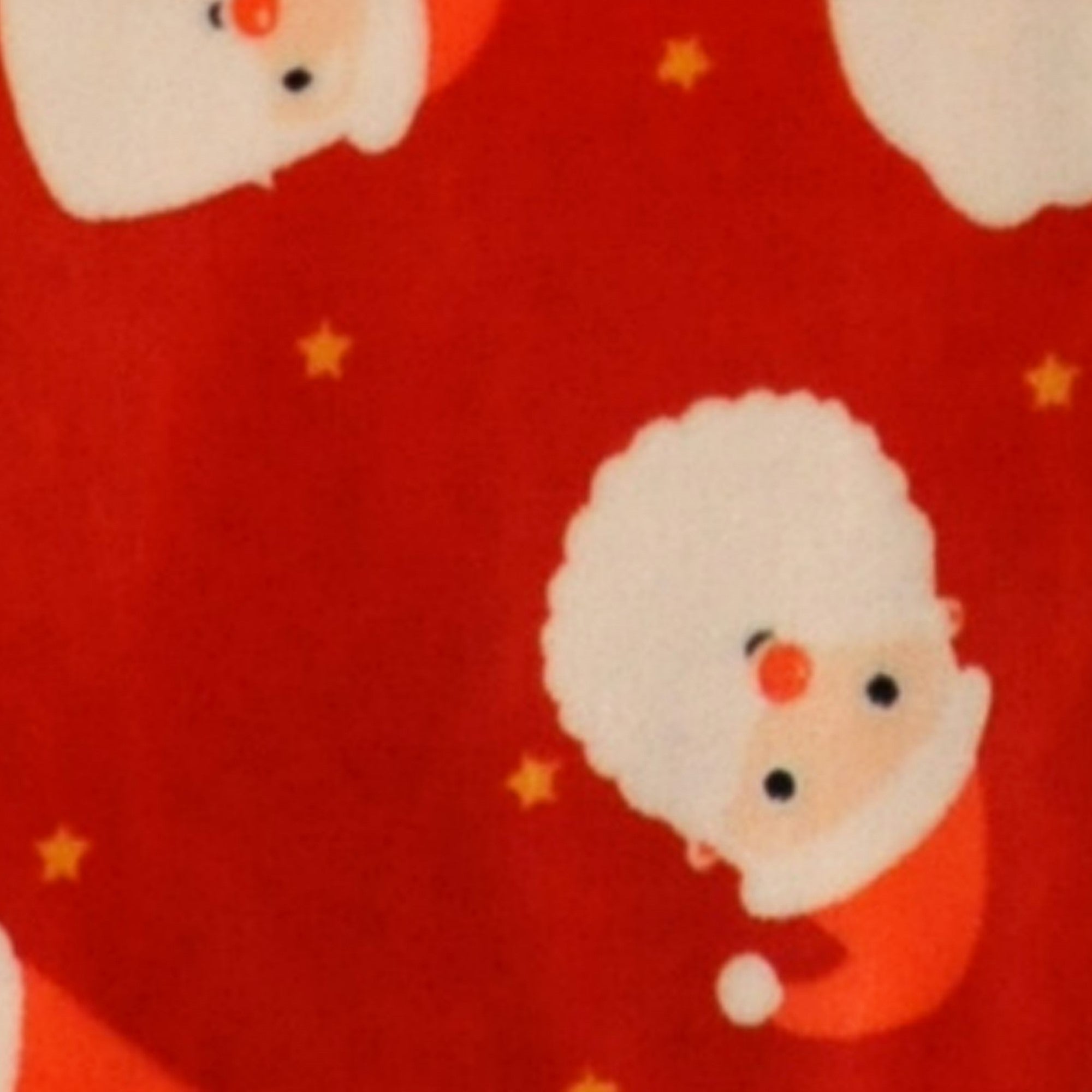 Jolly Santa Throw by Dreams & Drapes Design in Red 120 x 150cm - Throw - Dreams & Drapes Design