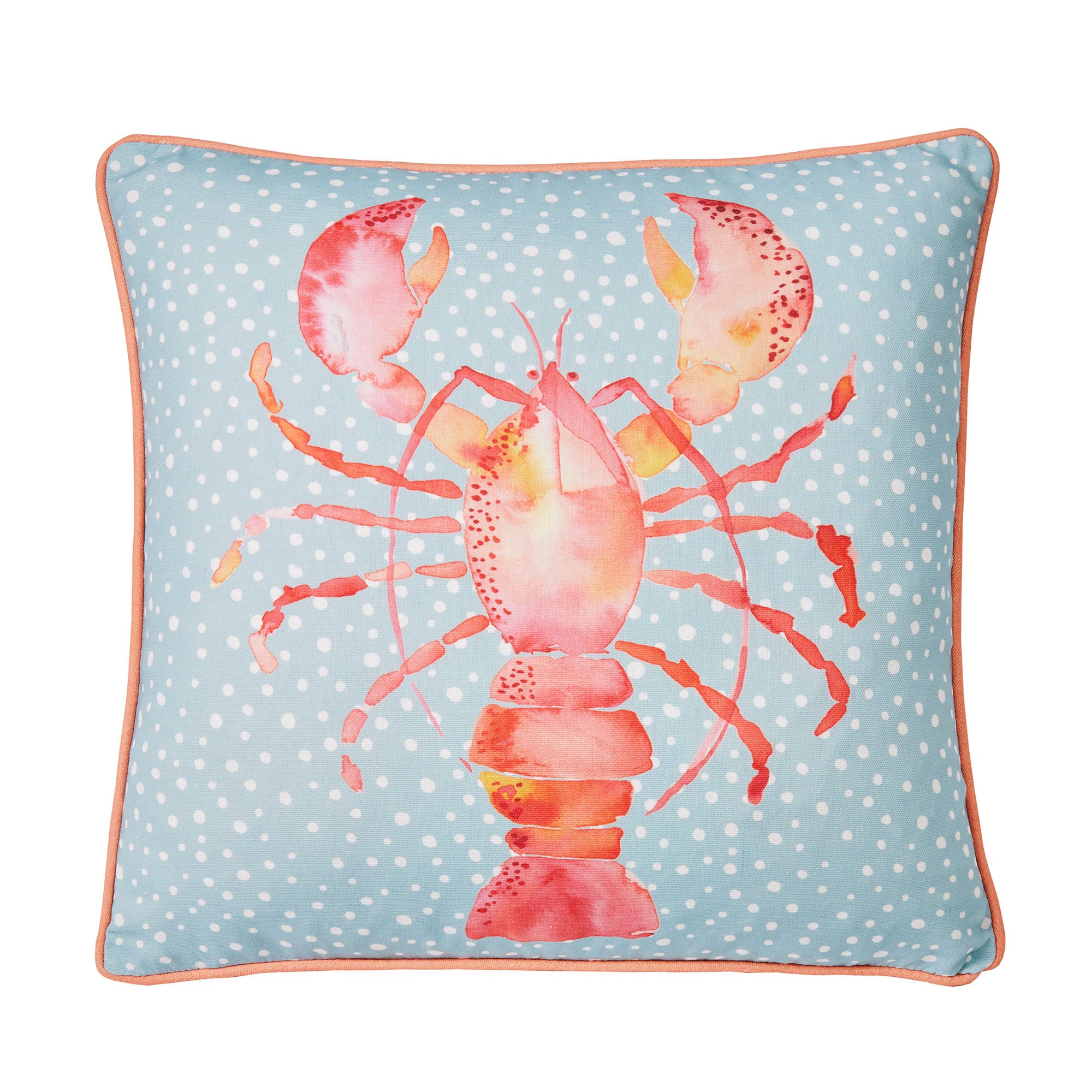 Lobster Outdoor Cushion by Fusion in Orange 43 x 43cm - Cushion - Fusion