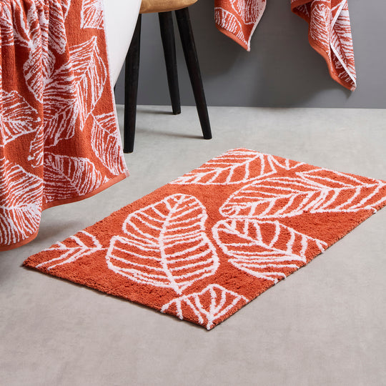 Matteo Bath Mat in Terracotta 50 x 80cm