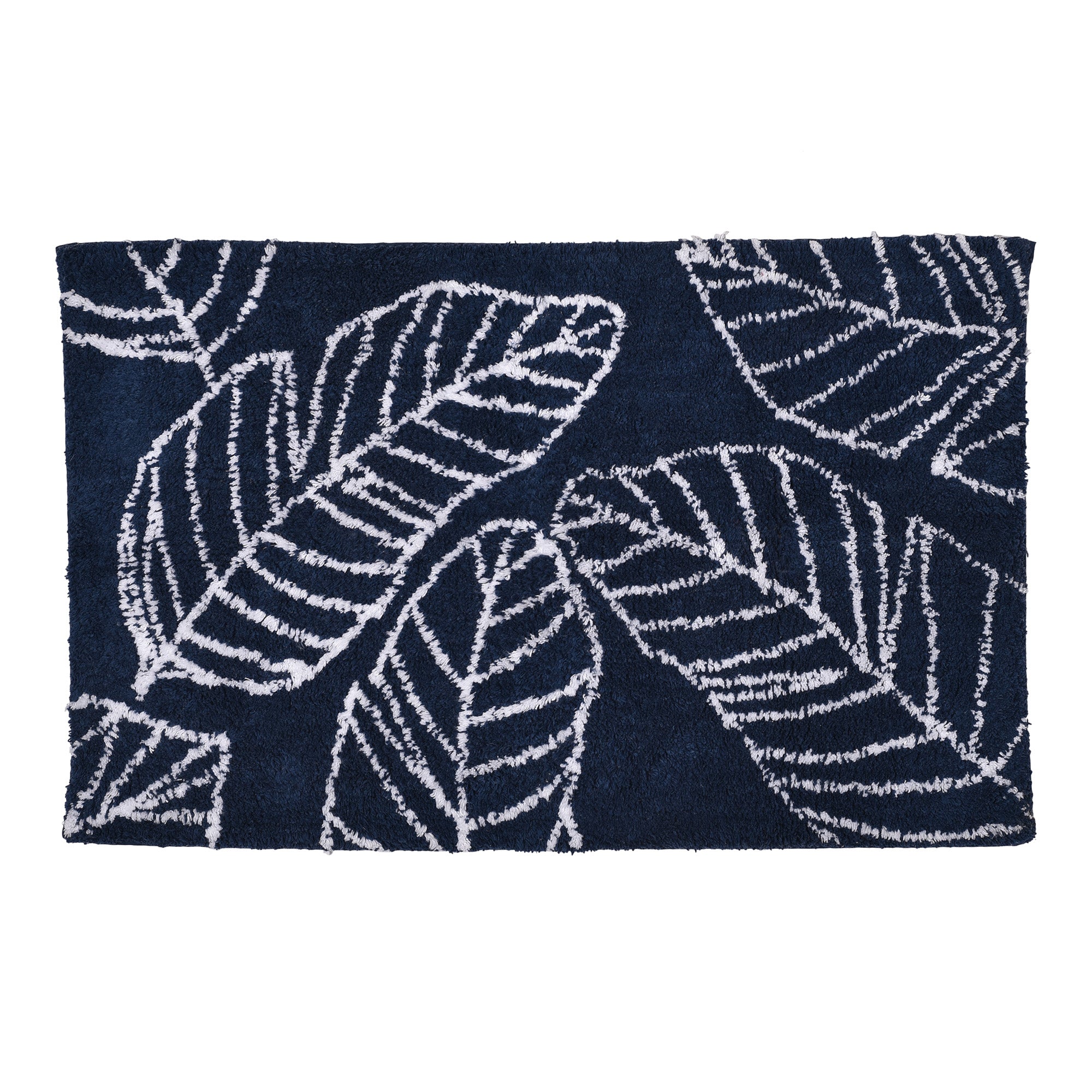 Matteo Bath Mat by Fusion Bathroom in Navy 50 x 80cm - Bath Mat - Fusion Bathroom