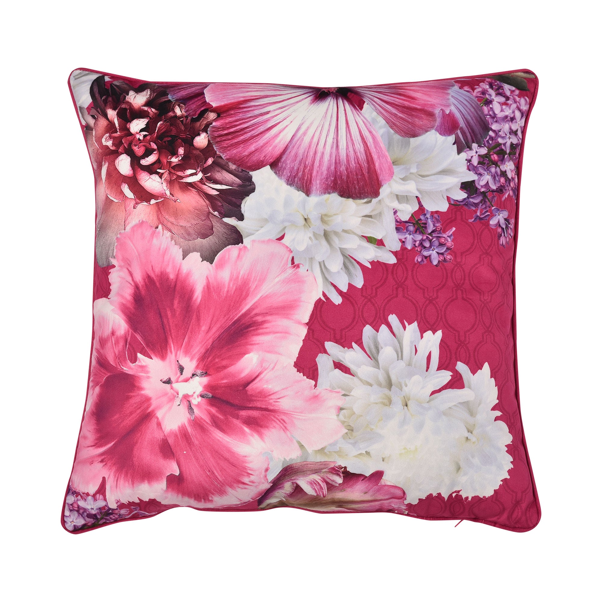 Mayfair Lady Cushion by Laurence Llewelyn-Bowen in Pink 55 x 55cm - Cushion - Laurence Llewelyn-Bowen