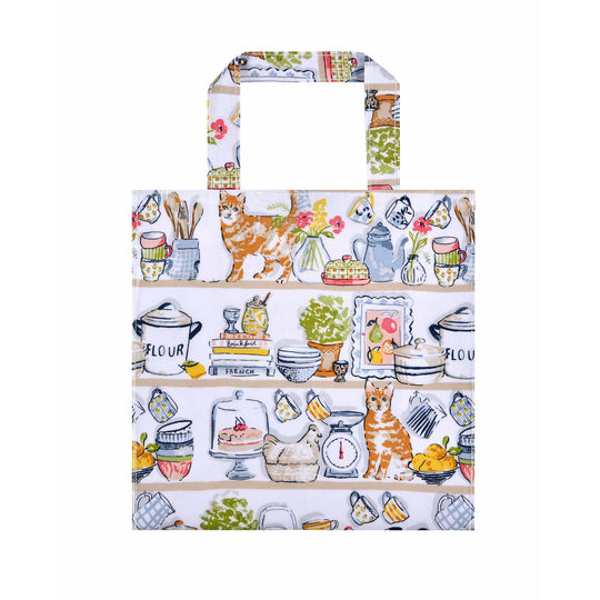 Pantry Cats PVC Bag Small in Multicolour