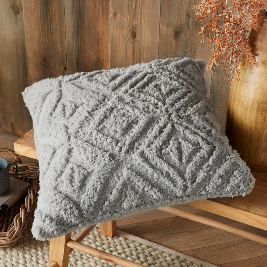Romo Cushion in Grey 43 x 43cm
