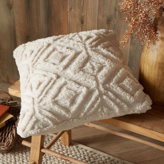 Romo Cushion in Natural 43 x 43cm