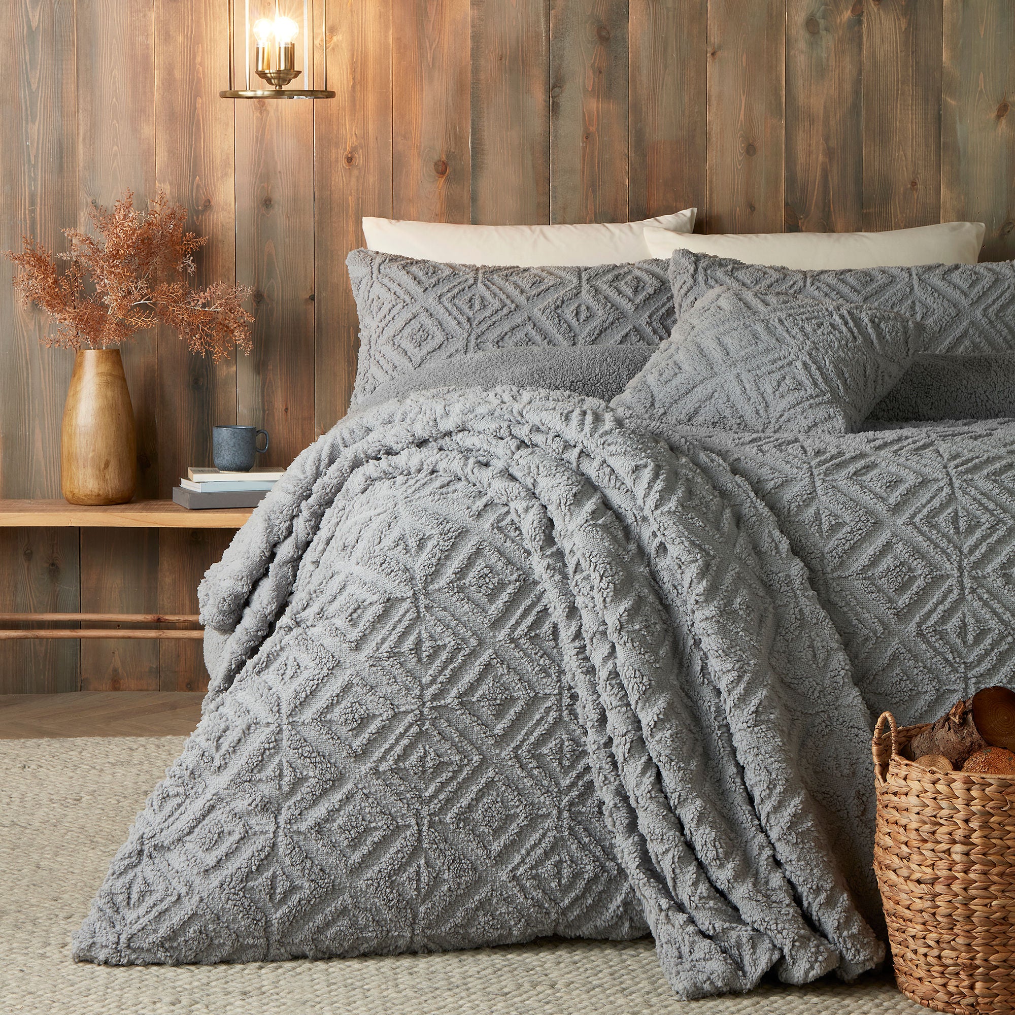 Romo Duvet Cover Set by Fusion Snug in Grey - Duvet Cover Set - Fusion Snug