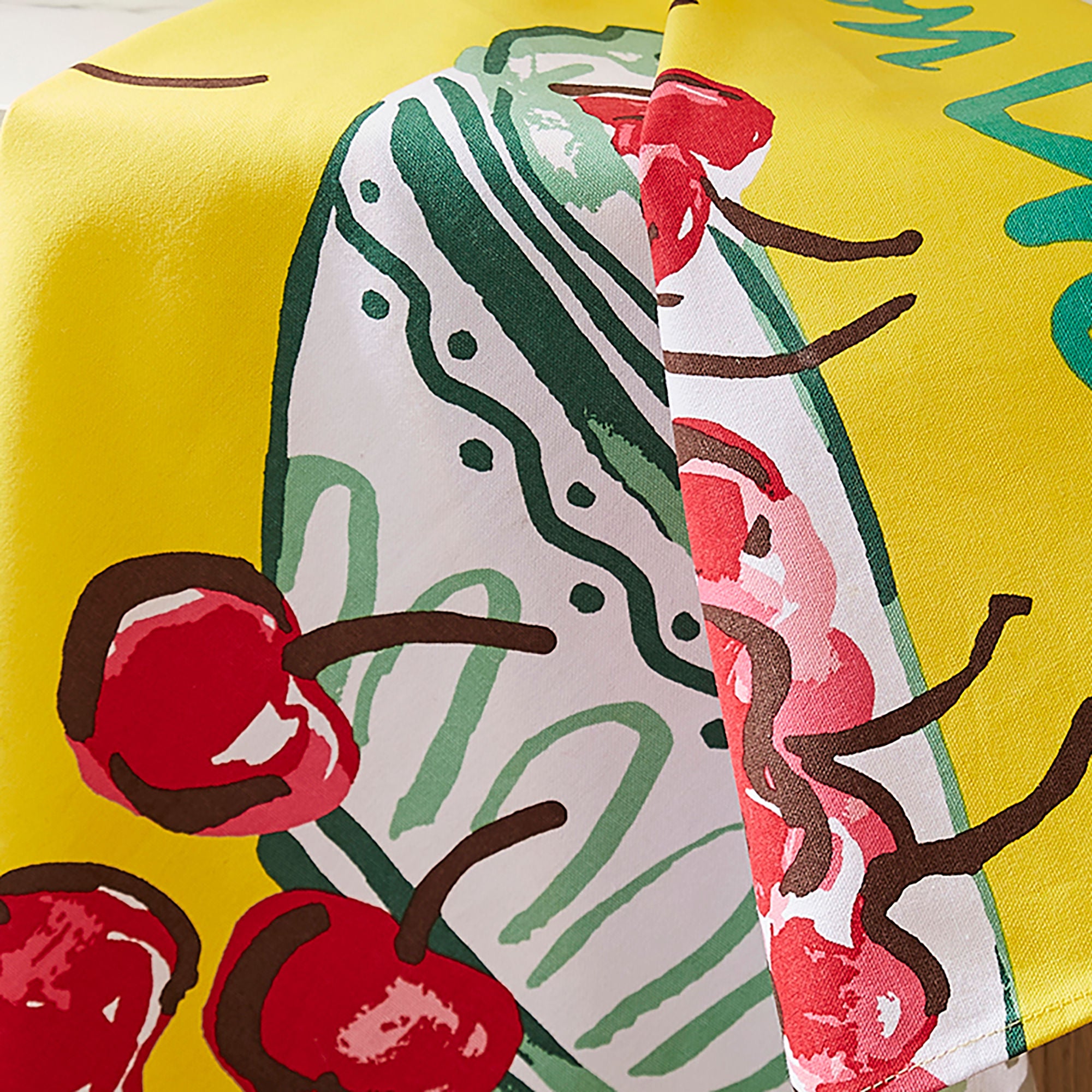 Ulster Weavers Summer Fruits Tea Towel - Cotton One Size in Yellow - Tea Towel - Ulster Weavers