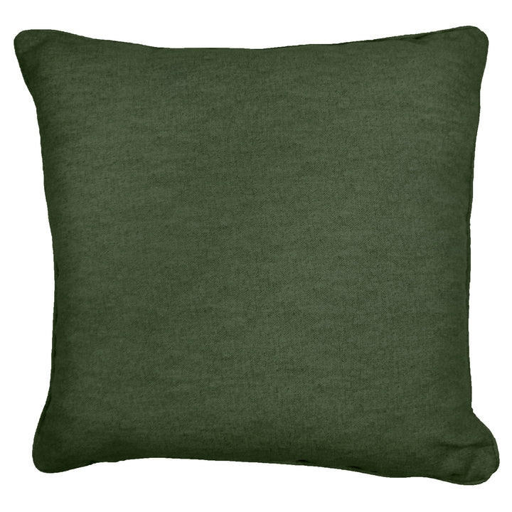 Sorbonne Cushion by Fusion in Bottle Green 43 x 43cm - Cushion - Fusion