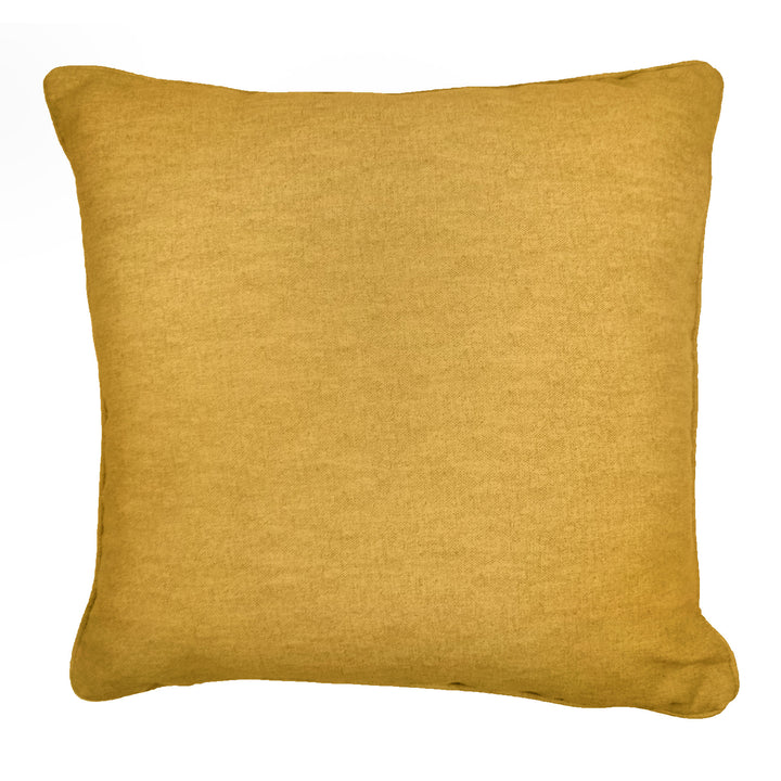 Sorbonne Cushion by Fusion in Ochre 43 x 43cm - Cushion - Fusion