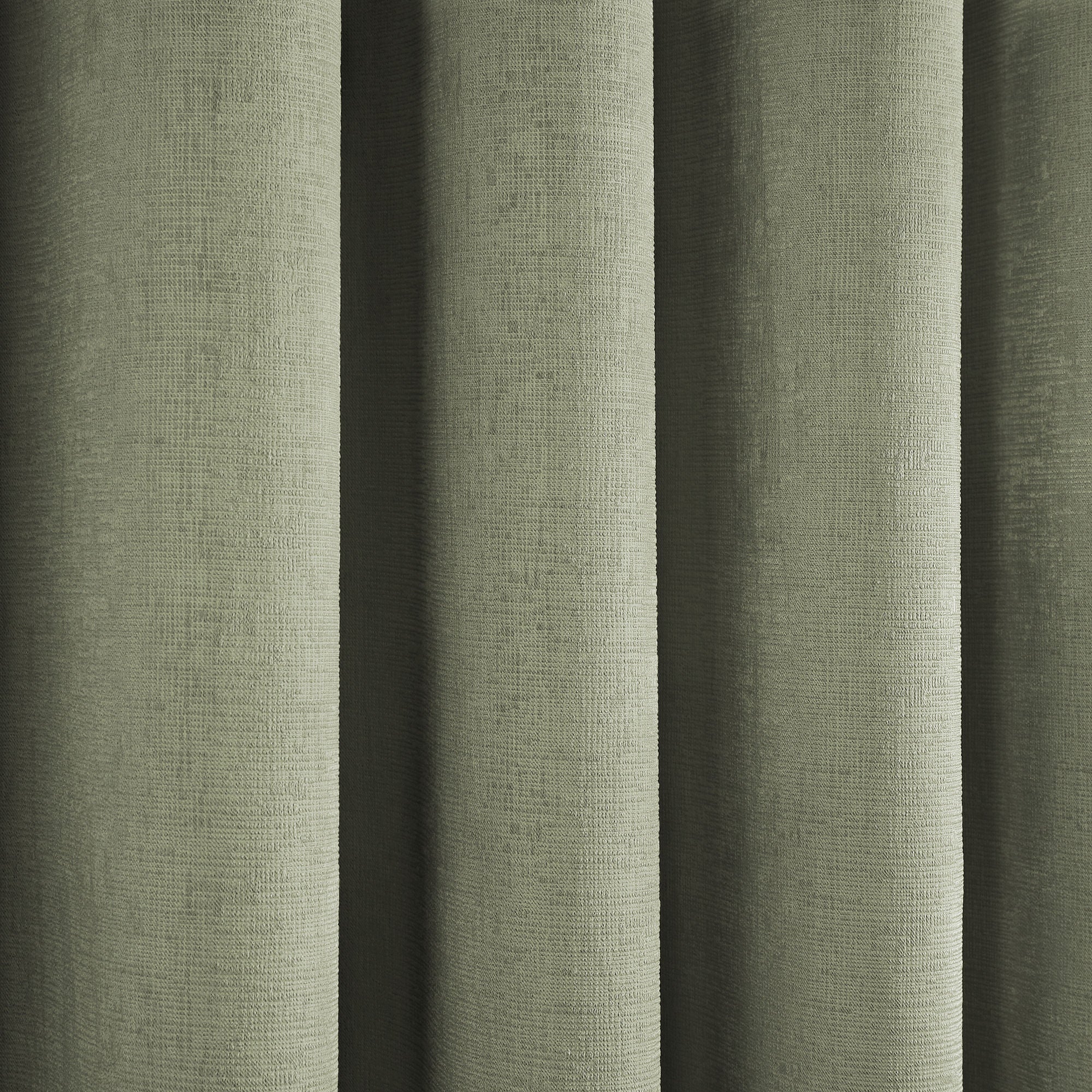 Strata Pair of Eyelet Curtains by Fusion in Green - Pair of Eyelet Curtains - Fusion