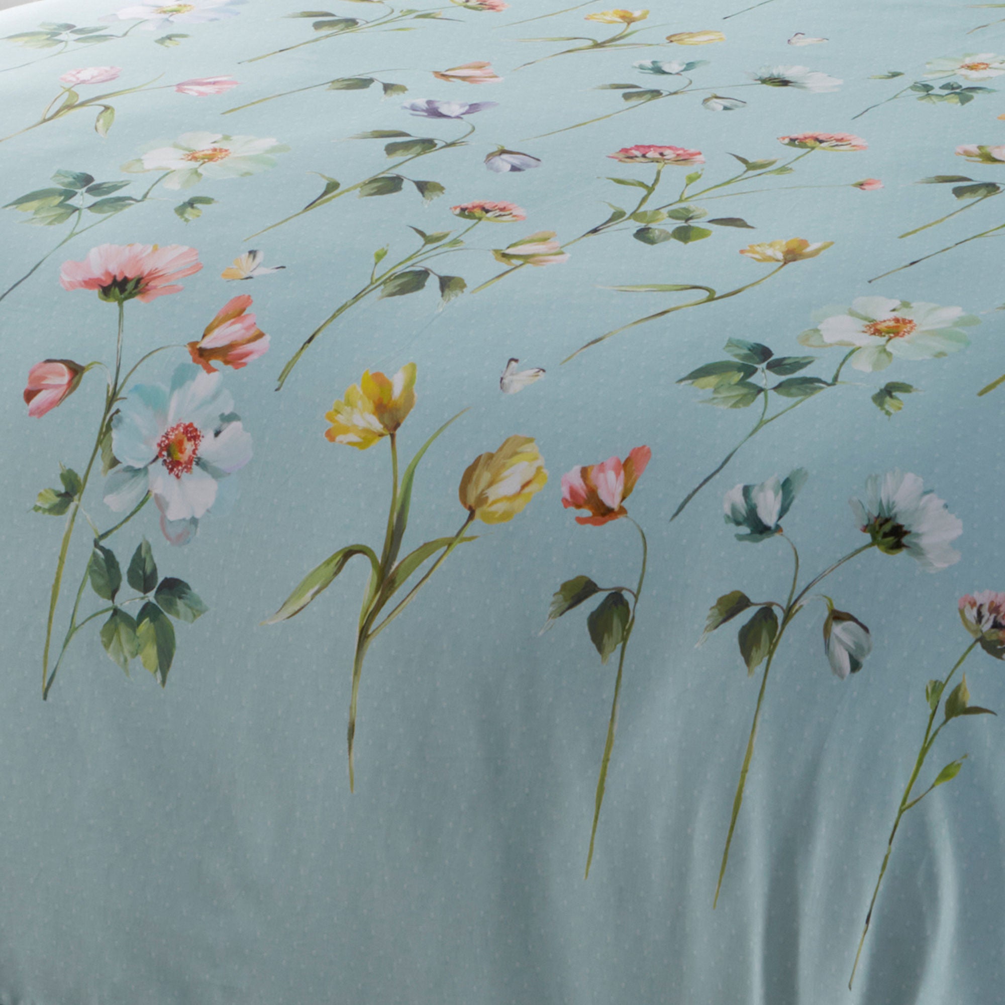 Serenity Duvet Cover Set by Appletree Heritage in Duck Egg - Duvet Cover Set - Appletree Heritage