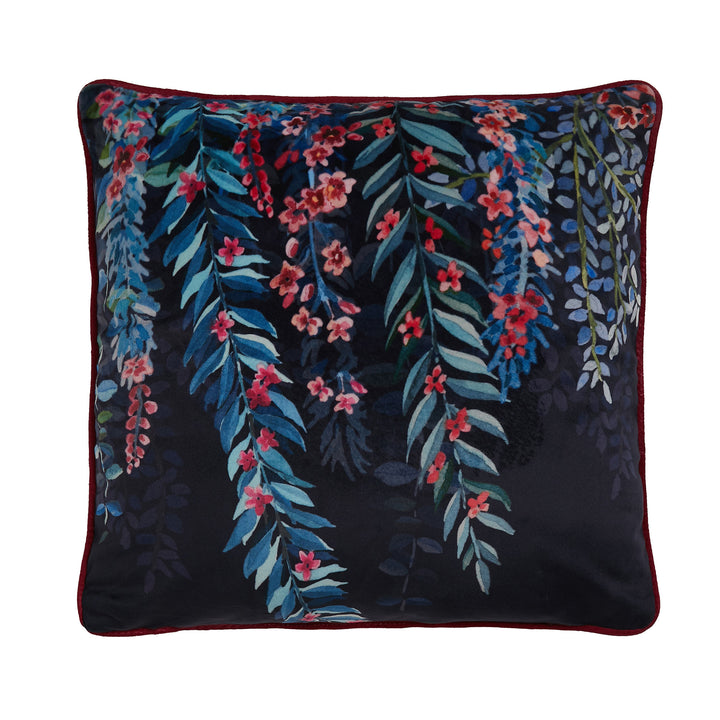 Tessa Cushion by Soiree in Navy 43 x 43cm - Cushion - Soiree