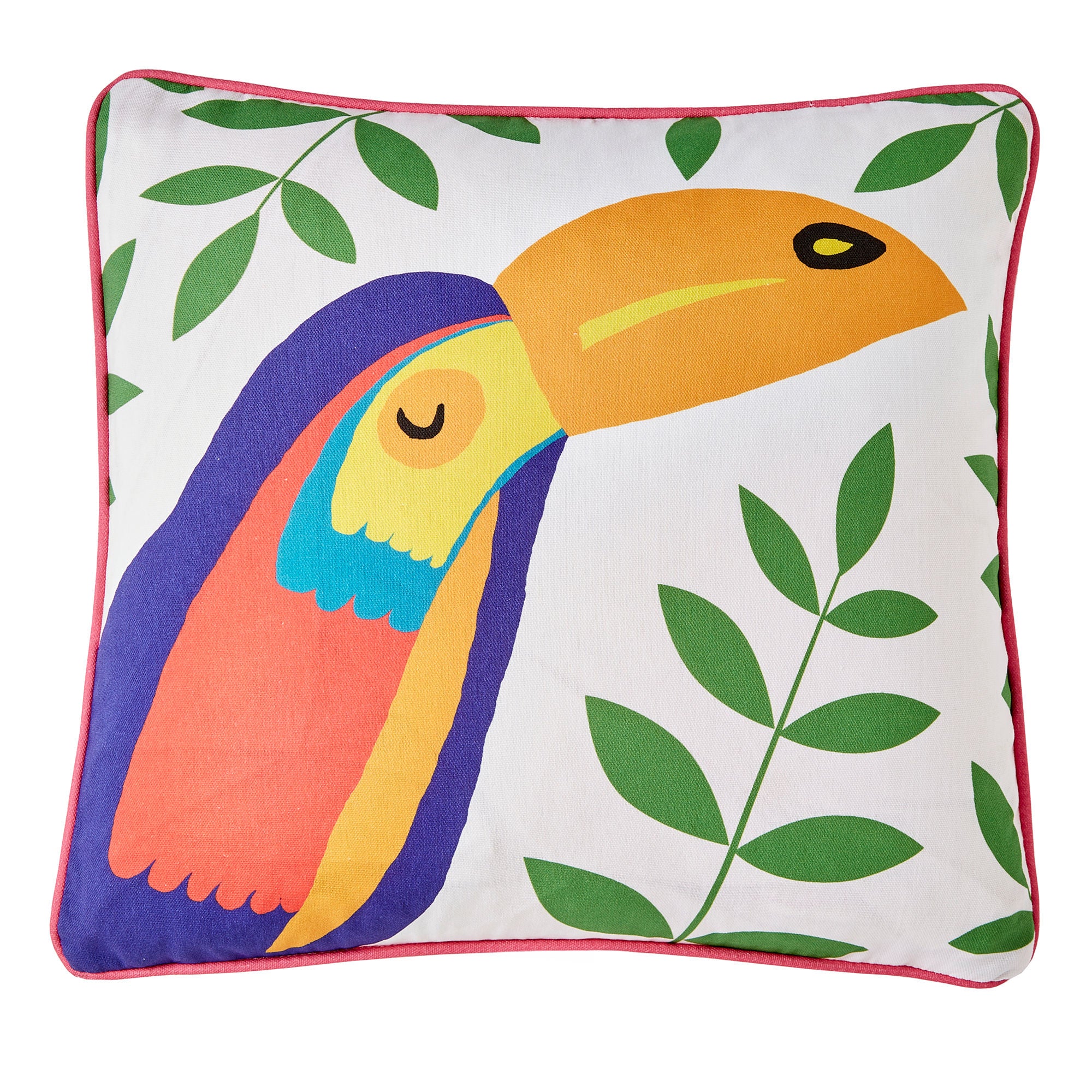 Tropical Flamingo Outdoor Cushion by Fusion in Pink 43 x 43cm - Cushion - Fusion