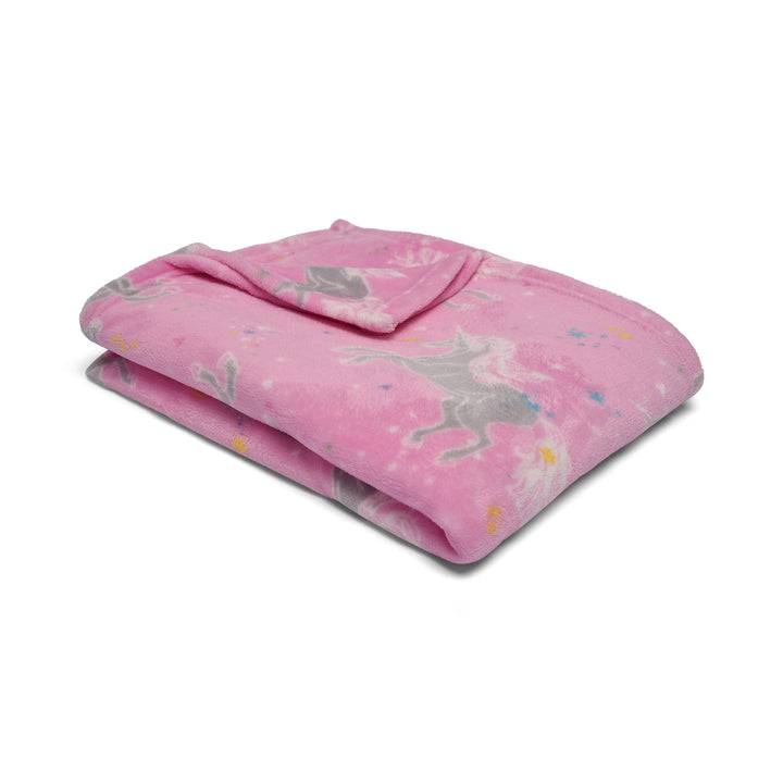 Unicorn Throw by Bedlam in Pink 120 x 150cm - Throw - Bedlam