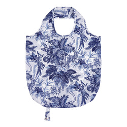 Ulster Weavers Willow Toile Foldable Tote Bag Medium in Blue - Roll-Up Bag - Ulster Weavers