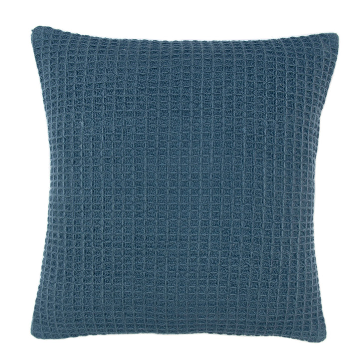 Bruges Cushion by Appletree Loft in Ink Blue 43 x 43cm - Cushion - Appletree Loft