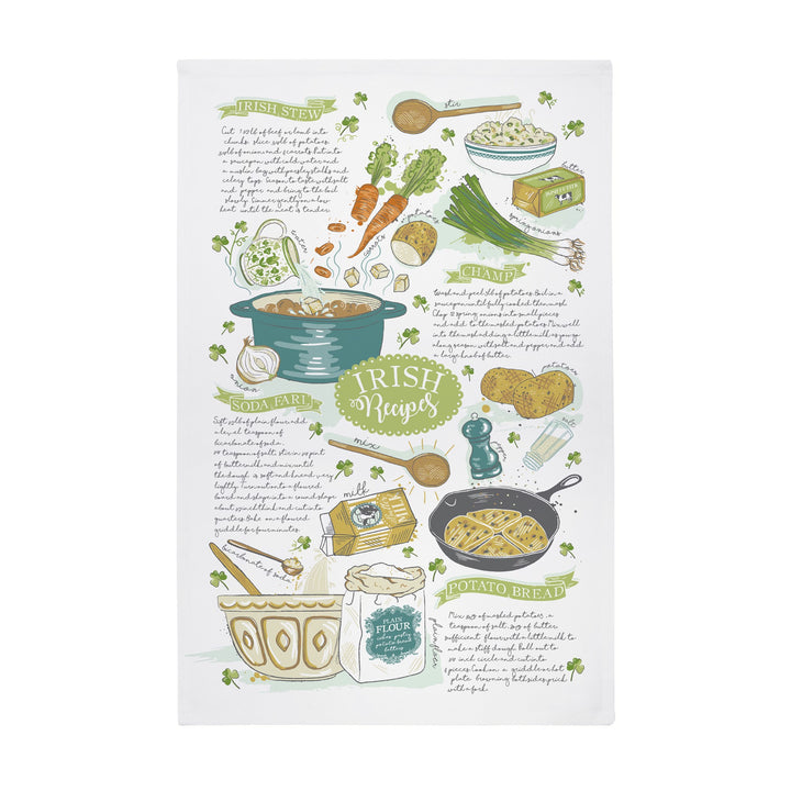 Ulster Weavers Cotton Tea Towel - Irish Recipes (100% Cotton) - Tea Towel - Ulster Weavers