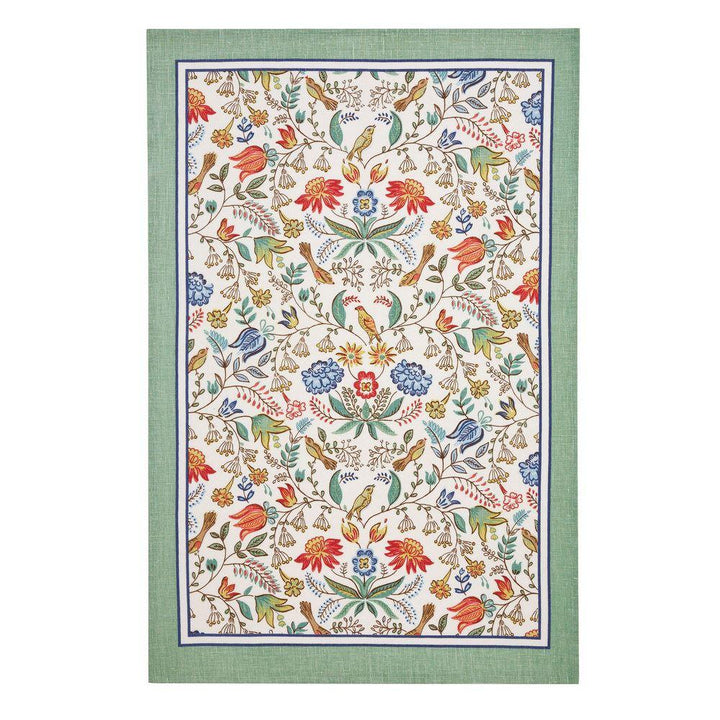 Ulster Weavers Cotton Tea Towel - Arts & Crafts (100% Cotton, Green) - Tea Towel - Ulster Weavers