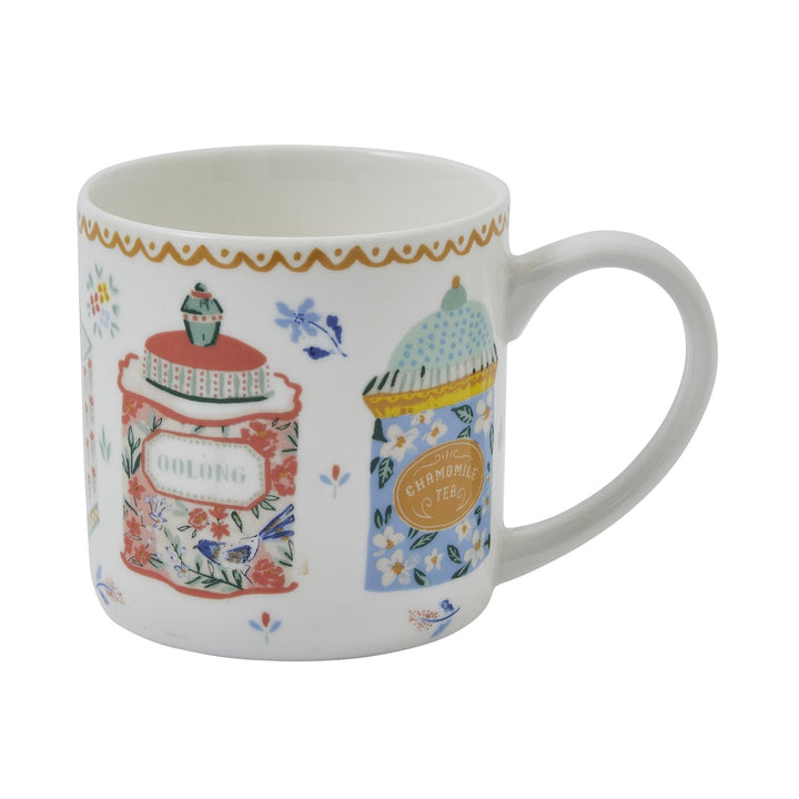 Ulster Weavers Tea Tins Mug - New Bone China 250ml in Multi - Mug - Ulster Weavers