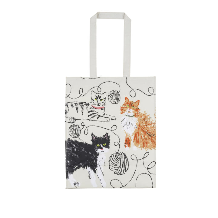 Ulster Weavers Feline Friends PVC Bag - Medium in Grey