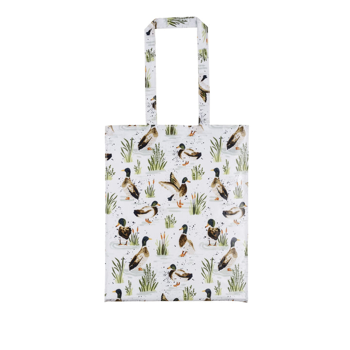 Ulster Weavers Farmhouse Ducks PVC Bag - Medium in Sage