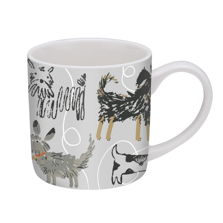 Ulster Weavers Dog Days Mug - New Bone China One Size in Grey