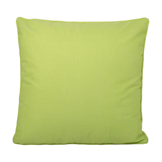 Plain Dye Outdoor Cushion in Lime 43 x 43cm