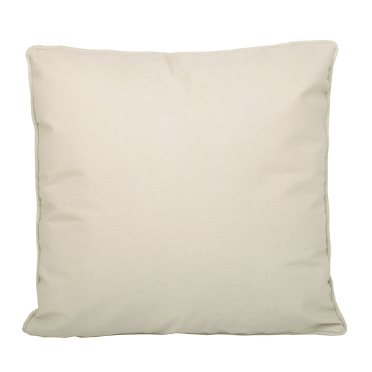 Plain Dye Outdoor Cushion in Natural 43 x 43cm