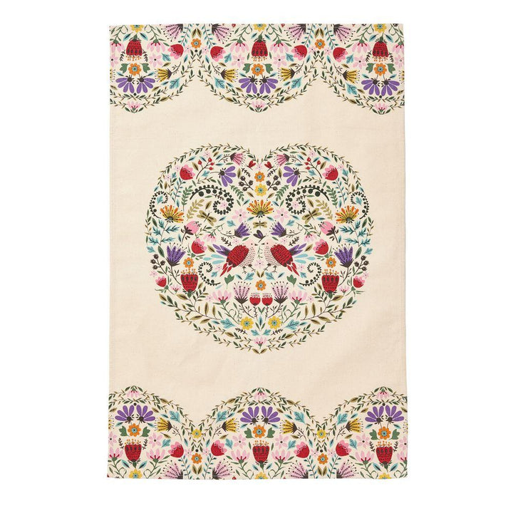 Ulster Weavers Cotton Tea Towel - Melody (100% Cotton, Cream) - Tea Towel - Ulster Weavers